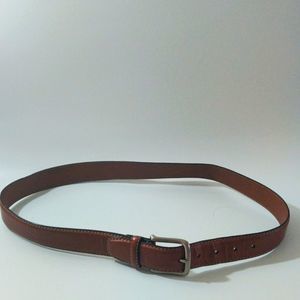 Tommy Hilfiger Caramel Brown Leather Belt‎ 33W Men